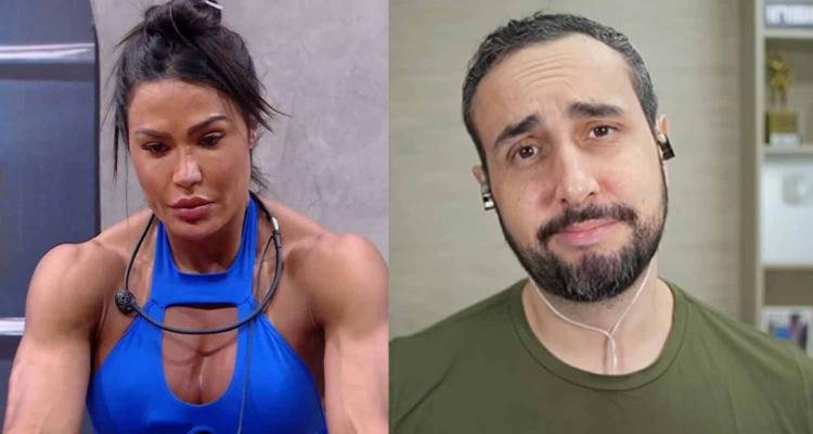 A influenciadora Gracyanne Barbosa e o nutricionista Rodrigo Go�s