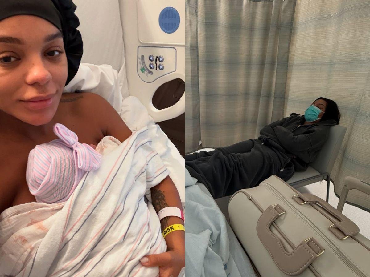 Brunna Gon�alves revela rotina exaustiva ap�s nascimento de Zuri
