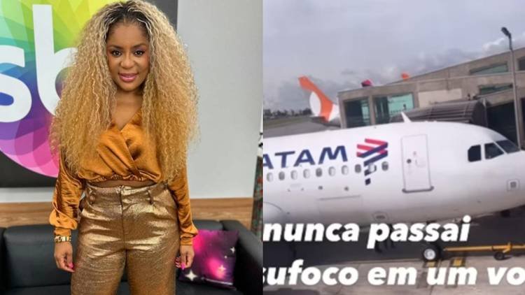 A apresentadora passou por um sufoco durante uma viagem ao Rio de Janeiro nesta ter�a-feira (24)