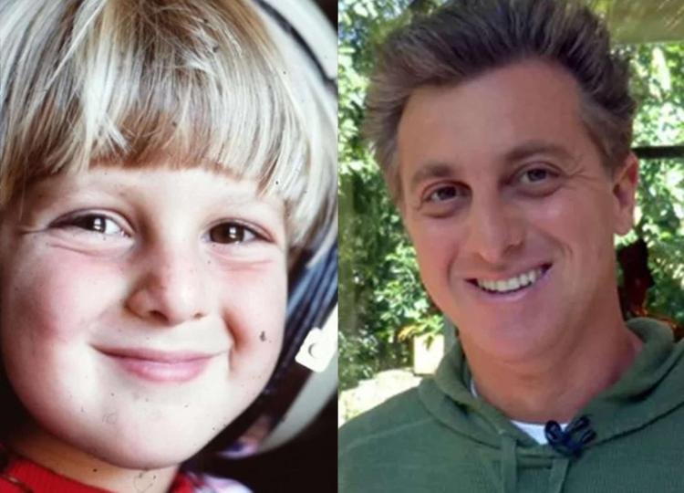 Montagem de fotos Luciano Huck