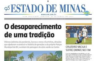 Confira a Capa do Jornal Estado de Minas do dia 20/08/2023