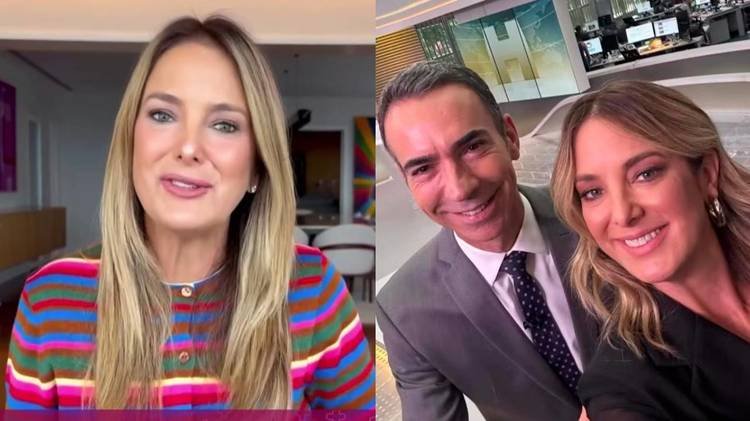 Apresentadora e esposa de César Tralli comunicou a novidade nas redes sociais