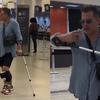 Sequelas? Por que Henri Castelli foi visto de muletas em aeroporto
