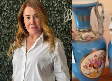 Zilu Camargo vende móveis e objetos de mansão; par de vasos custa R$ 4 mil