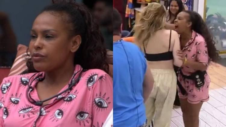 Veterana foi expulsa na tarde desta quarta-feira (11) ap�s agarrar e empurrar Ana Paula