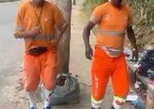 Garis fazem festa e animam moradores de JF no Natal