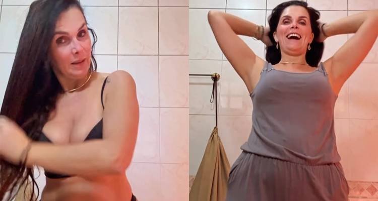 Luiza Ambiel mostra corpo sem filtro aos 52 e dispara: 