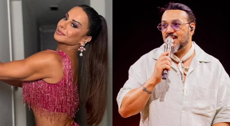 Belo e Viviane Ara�jo