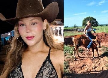 Boiadeira do Acre quer corpo de Ana Castela para disputar o Miss Bumbum