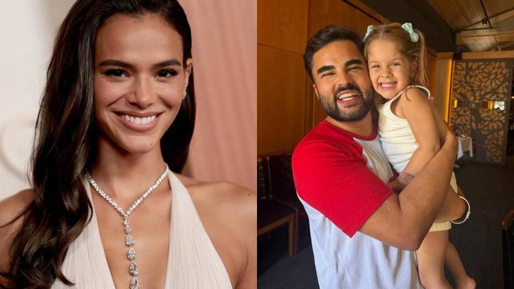 Bruna Marquezine envia mensagem fofa para Maria Flor 
