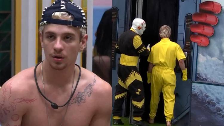 Dan�arino foi escolhido por Breno ap�s a din�mica do Pared�o falso