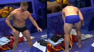BBB 26: Jonas desfila de sunga apertadinha e ati�a p�blico com boa forma