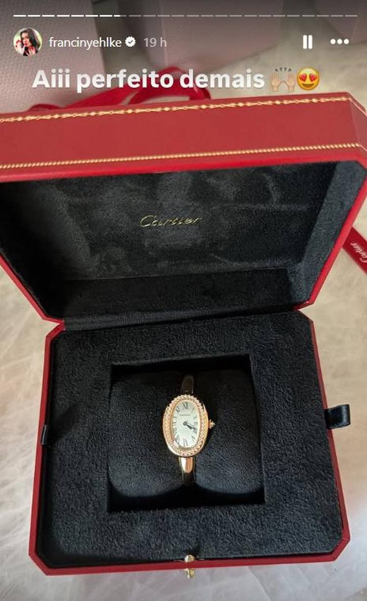 Rel�gio Cartier Baignoire