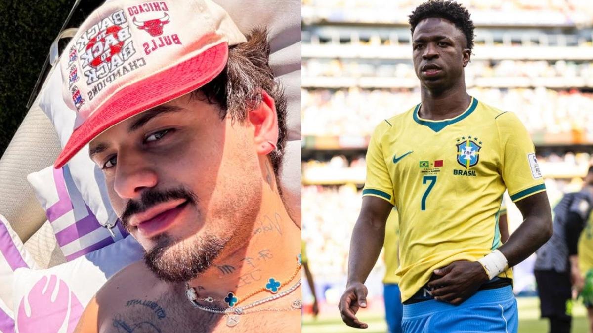Zé Felipe se revolta com atitude de Vini Jr. após derrota do Brasil