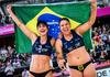 Carol e Rebeca conquistam bronze na Copa de vlei de praia