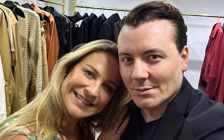 Marcelo Gioiele recebe Piovani em seu showroom em S�o Paulo