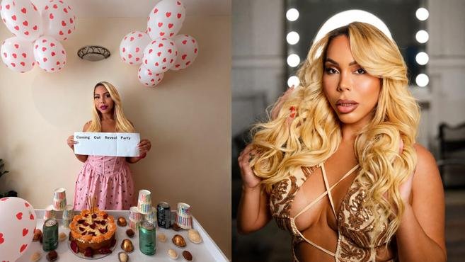Influencer faz festa de 'chá revelação' para amigo após 20 anos no armário
