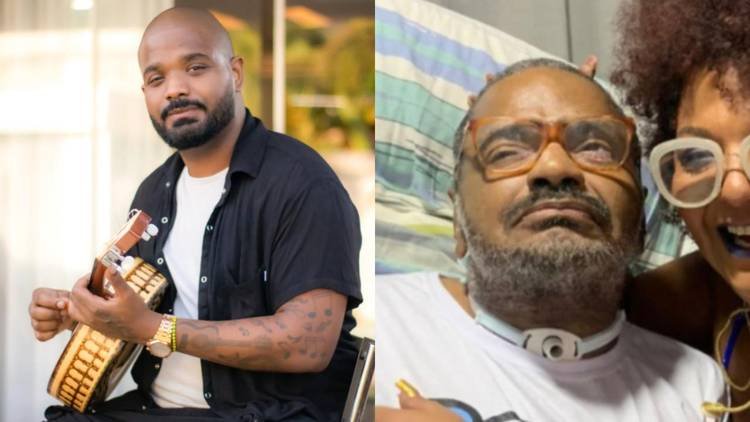 Arlindinho e Babi Cruz, esposa do sambista, repudiaram as fake news envolvendo a sa�de do famoso