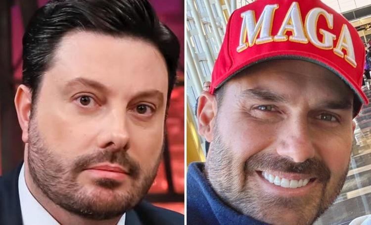 O tempo fechou! Danilo Gentili xinga Eduardo Bolsonaro de tudo quanto � nome